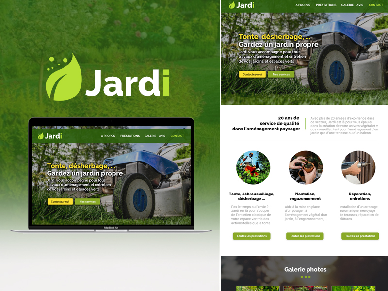 Site internet Jardinier